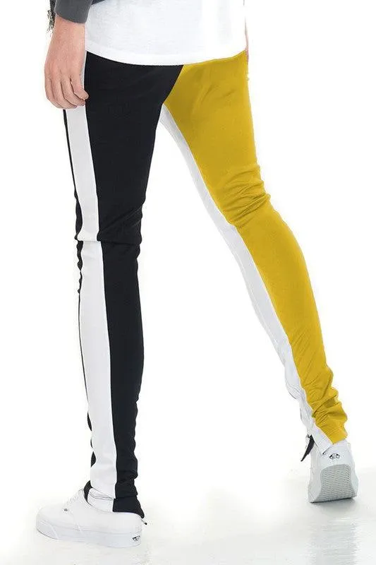 Two Tone Color Block Joggers