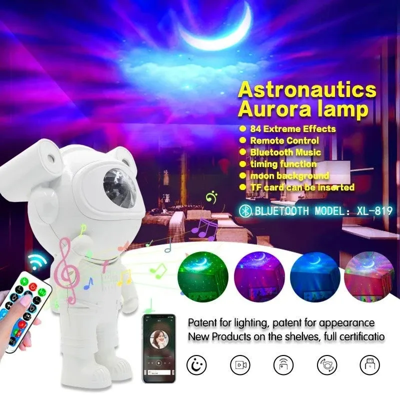 Universe light projector with relaxing sound emission for sleep