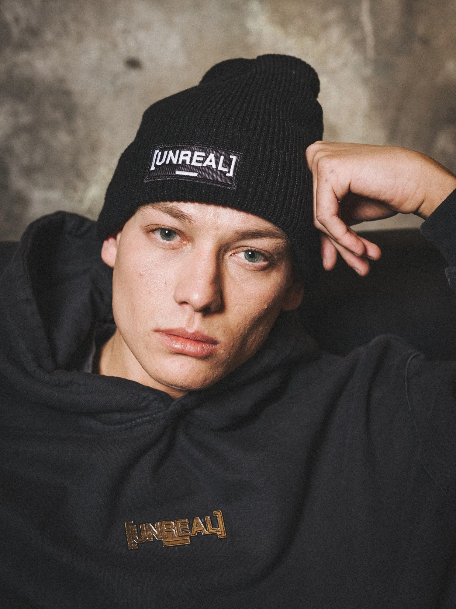 UNREAL Recycled Beanie Black