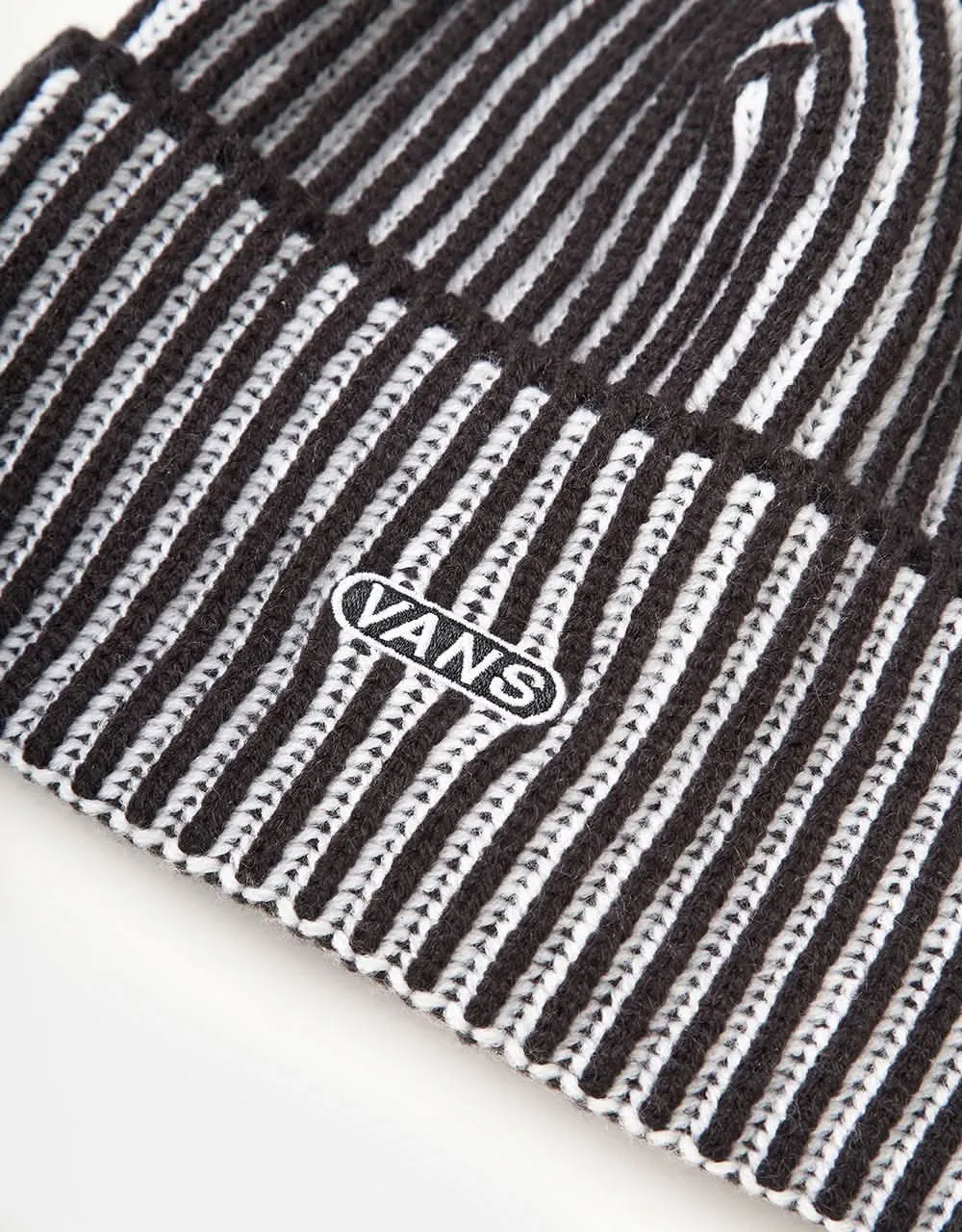 Vans Nesbit Cuff Beanie - Black/White