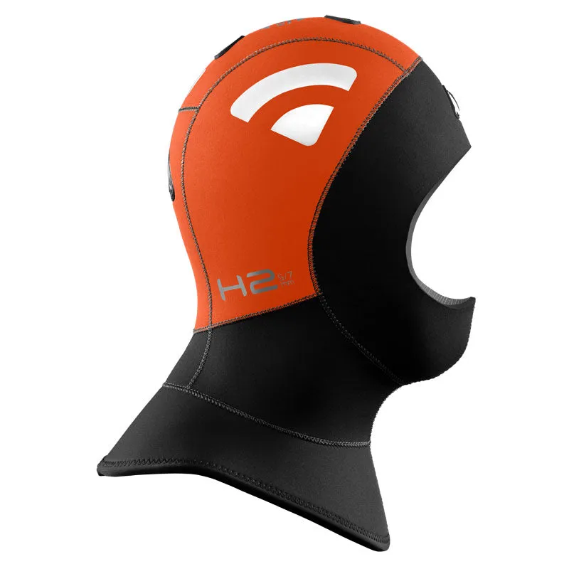 Waterproof H2 High Visibility Bibbed 5/7mm Hood