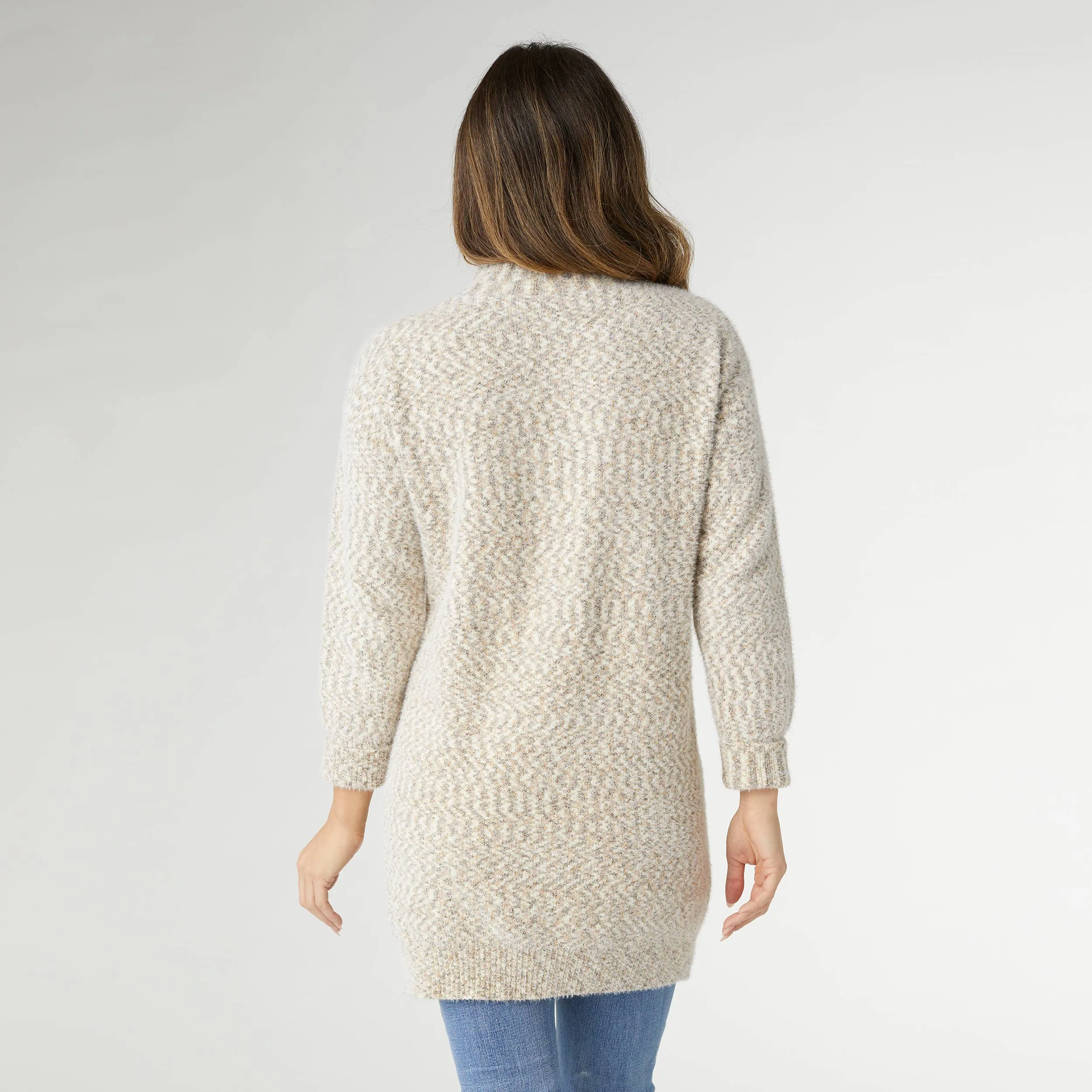 Wiicklow Mock Neck Tunic Sweater