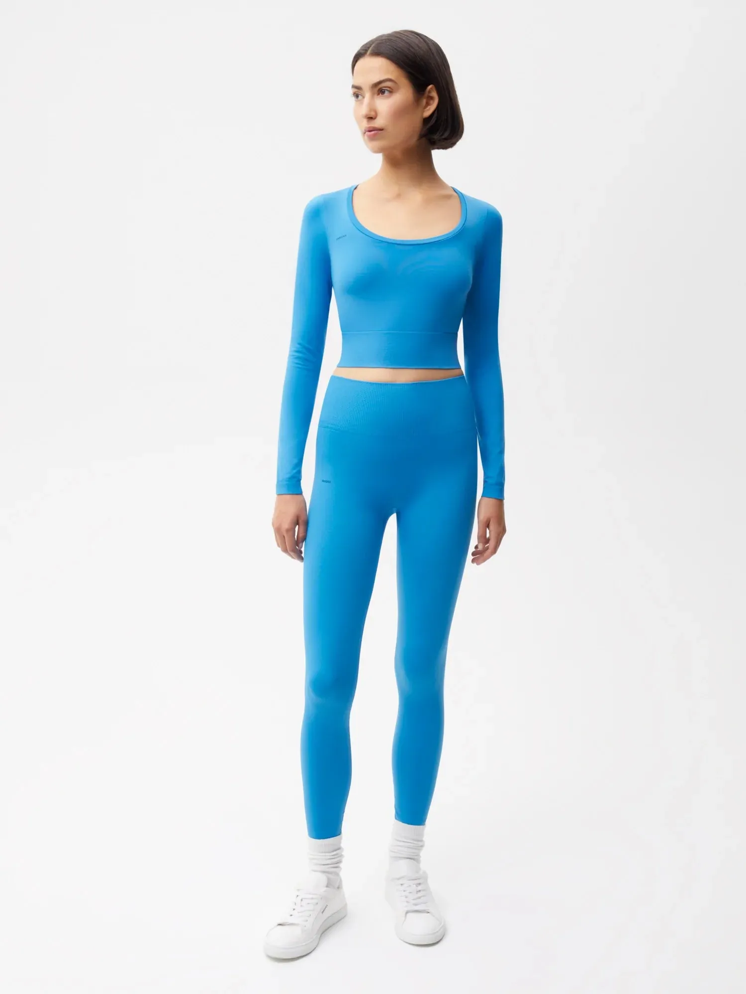 Women's Activewear 3.0 Crop Top—cerulean blue