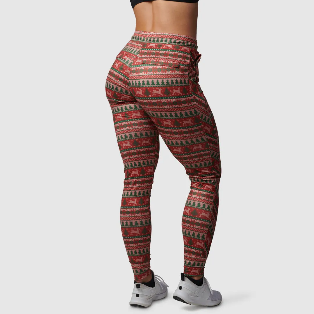 Women's Rest Day Athleisure Joggers (Christmas Sweater)