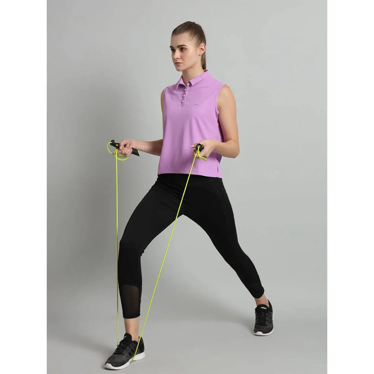 Women's Sleeveless Outdoor Polo - Wild Orchid