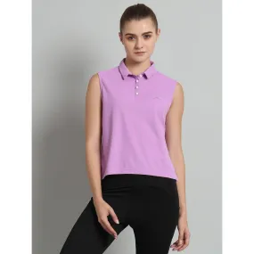 Women's Sleeveless Outdoor Polo - Wild Orchid