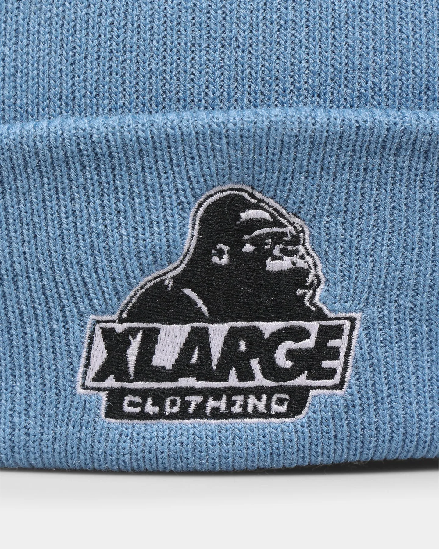 XLARGE Slanted Logo Beanie Blue